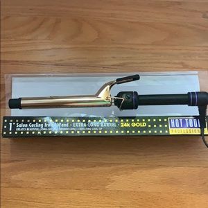 Hot tools 1” gold extra long barrel curling iron